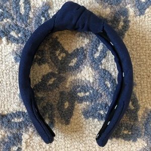 Never worn Lele Sadoughi Navy Headband